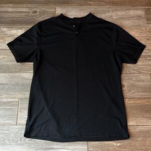 Nike AeroReact Men's Black Short Sleeve Golf Polo Shirt XL